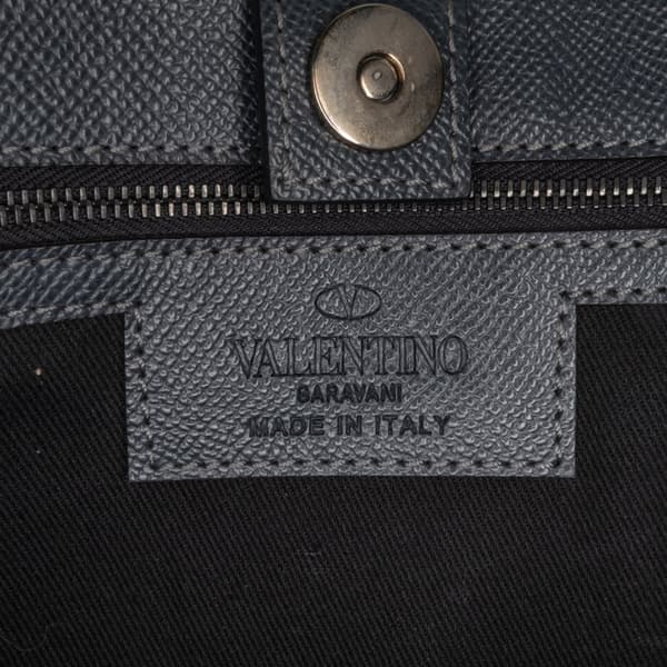 Pre-owned Valentino Leather Tote Gray