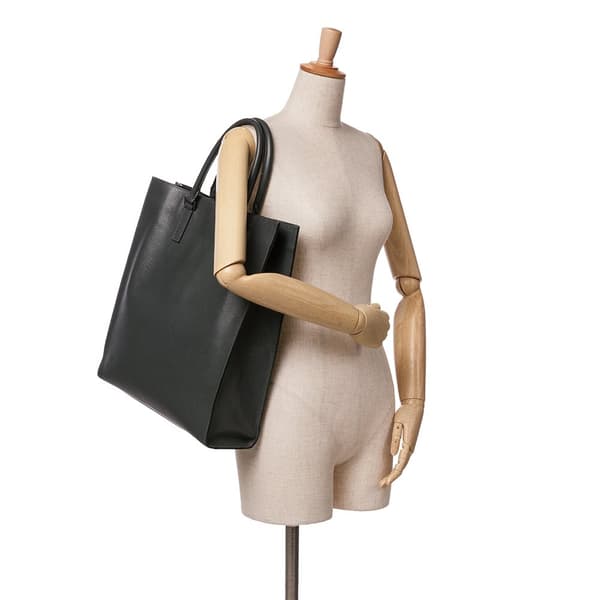 Pre-owned Valentino Leather Tote Gray