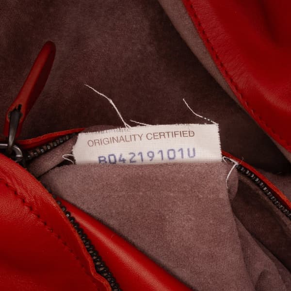 Pre-owned Bottega Veneta Leather Intrecciato Tote Orange