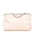 Pikkukuva 1 / 10: Pre-owned Chanel Mini Quilted Lambskin Chain Me Tote Brown