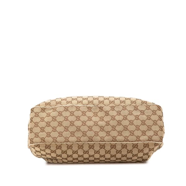 Pre-owned Gucci GG Canvas Sukey Tote Brown