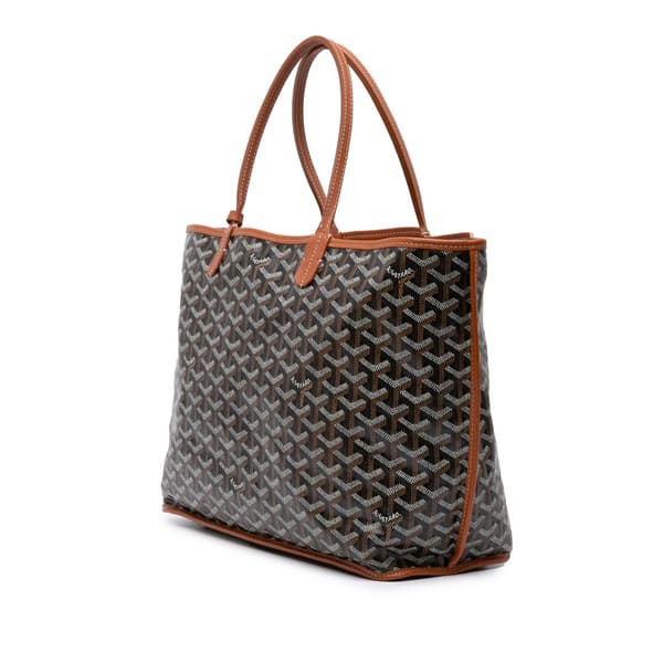 Pre-owned Goyard Goyardine Reversible Anjou PM Black