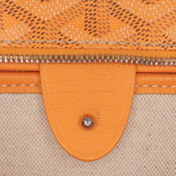 Pre-owned Goyard Goyardine Artois MM Yellow