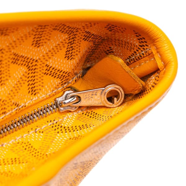 Pre-owned Goyard Goyardine Artois MM Yellow