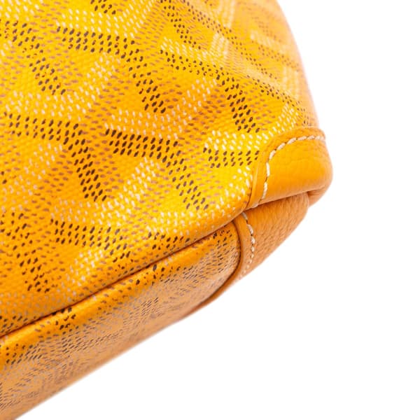 Pre-owned Goyard Goyardine Artois MM Yellow