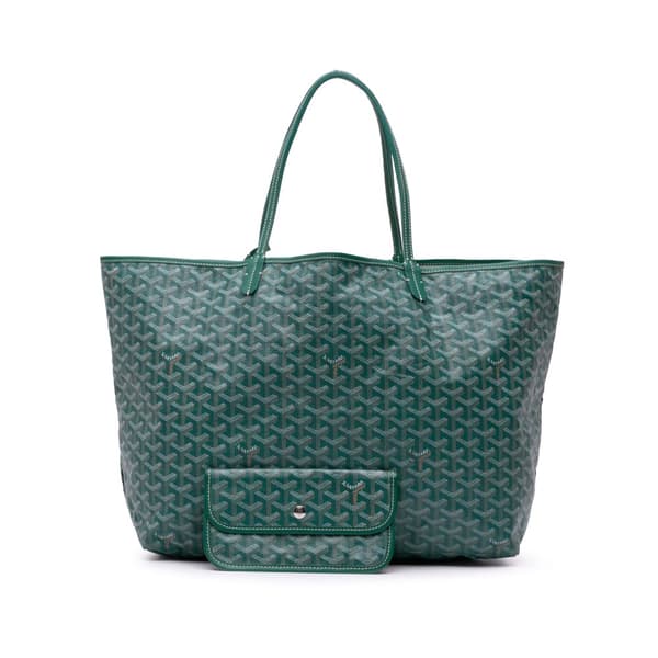 Pre-owned Goyard Goyardine Saint Louis GM Green