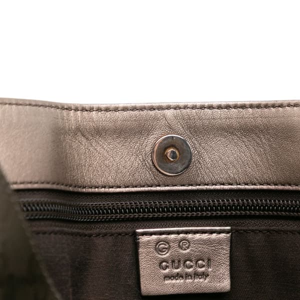 Pre-owned Gucci GG Imprime Tote Brown