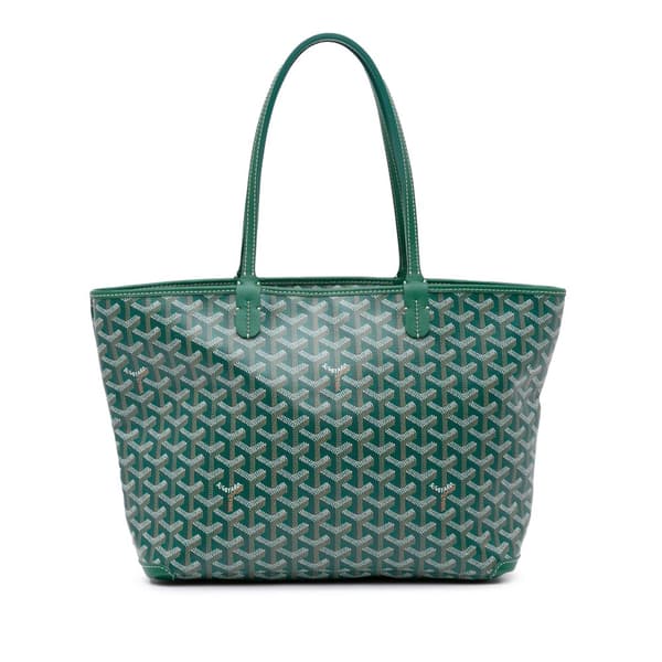 Pre-owned Goyard Goyardine Artois PM Green