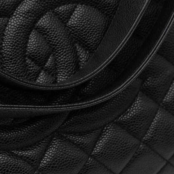 Pre-owned Chanel Caviar Grand Shopping Tote XL Black