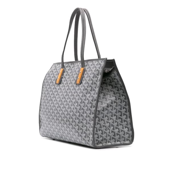 Pre-owned Goyard Goyardine Marquises Tote Gray