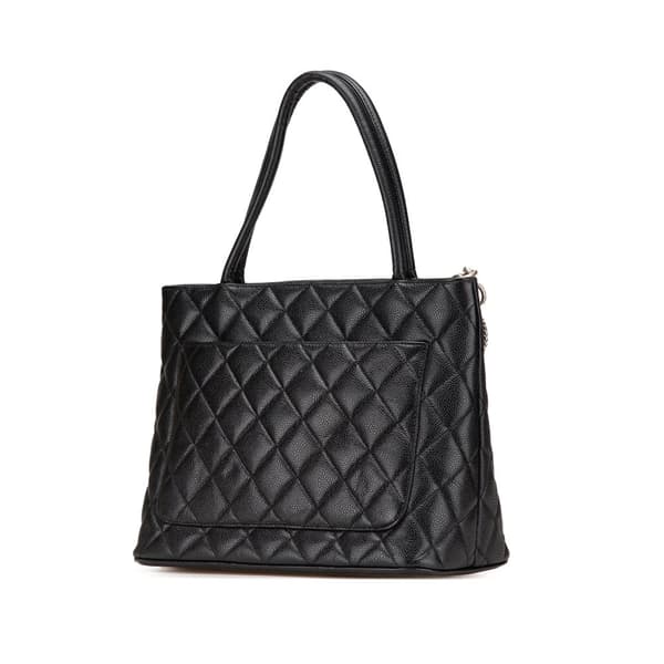 Pre-owned Chanel Caviar Medallion Tote  Black