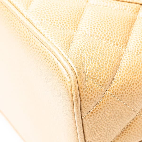 Pre-owned Chanel Caviar Medallion Tote Brown