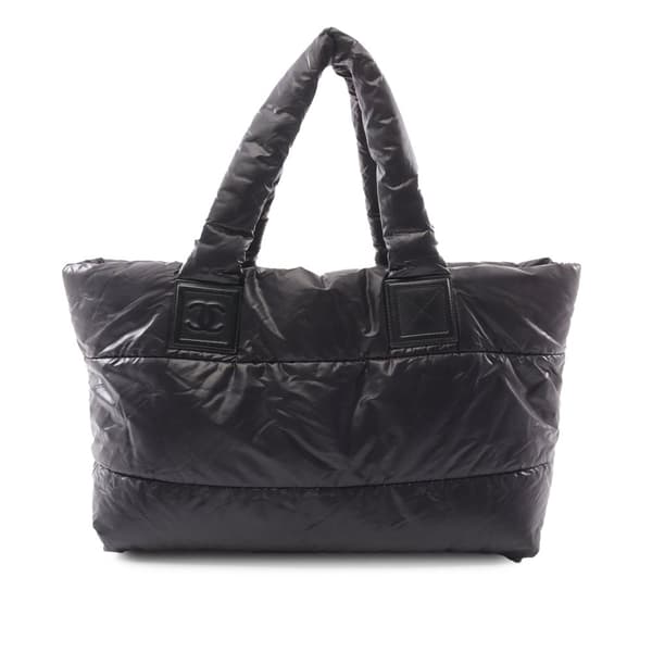 Pre-owned Chanel Medium Coco Cocoon Reversible Tote Black