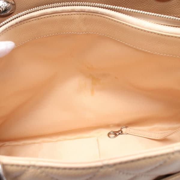 Pre-owned Chanel Caviar Grand Shopping Tote Brown