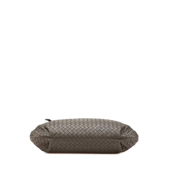 Pre-owned Bottega Veneta Nappa Intrecciato Julie Tote Gray