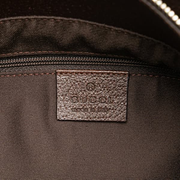 Pre-owned Gucci GG Canvas Eclipse Tote Brown