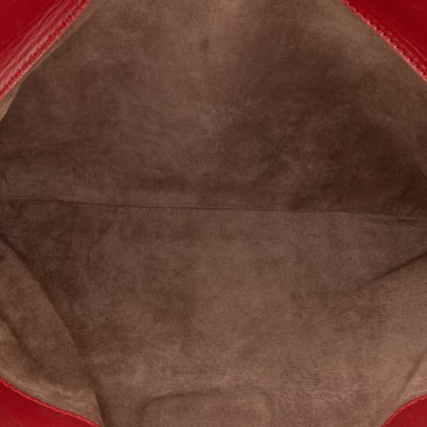 Pre-owned Bottega Veneta Medium Nappa Intrecciato Roma Tote Red