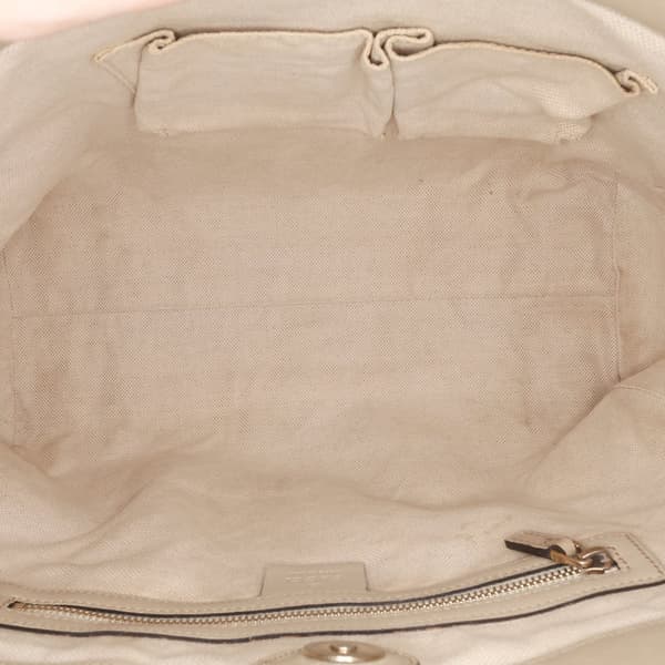 Pre-owned Gucci GG Canvas Mayfair Tote Brown