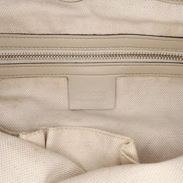 Pre-owned Gucci GG Canvas Mayfair Tote Brown