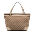 Miniatyrbillede 1 af 10: Pre-owned Gucci GG Canvas Mayfair Tote Brown