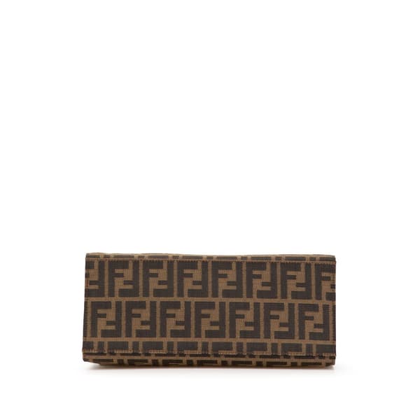 Pre-owned Fendi Zucca Canvas Tote Brown