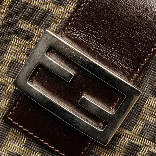 Pre-owned Fendi Zucca Canvas Tote Brown