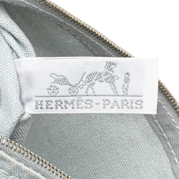 Pre-owned Hermès Woven Straw Bora Bora PM Tote White