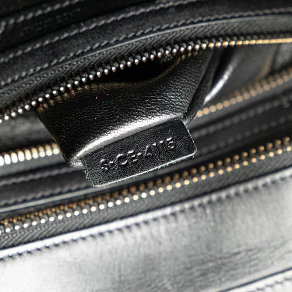 Pre-owned Celine Micro Tricolor Luggage Tote Brown