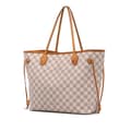 Miniatyrbilde 2 av 10: Pre-owned Louis Vuitton Damier Azur Neverfull MM White