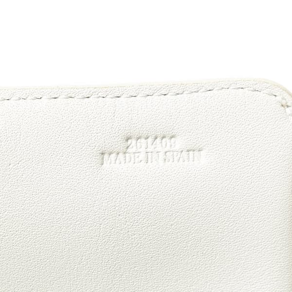 Pre-owned LOEWE Anagram Leather Shopper Tote White