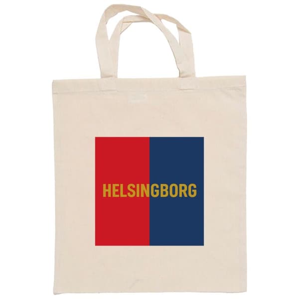 Indkøbstaske i Stof | Praktisk Mulepose Helsingborg - fodbold