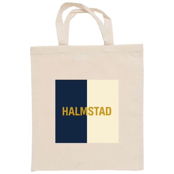 Indkøbstaske i Stof | Praktisk Mulepose Halmstad – fodbold