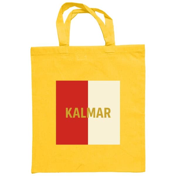 Ostoskassi Kangasta | Kätevä Kangaskassi Kalmar - jalkapallo Keltainen One-size