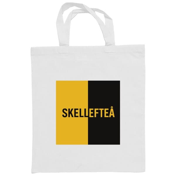 Handleveske i Tøy | Praktisk Tøyveske Skellefteå - Hockey Hvit One-size