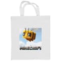 Miniatyrbillede 1 af 2: Indkøbstaske i Stof | Praktisk Mulepose A Minecraft Movie