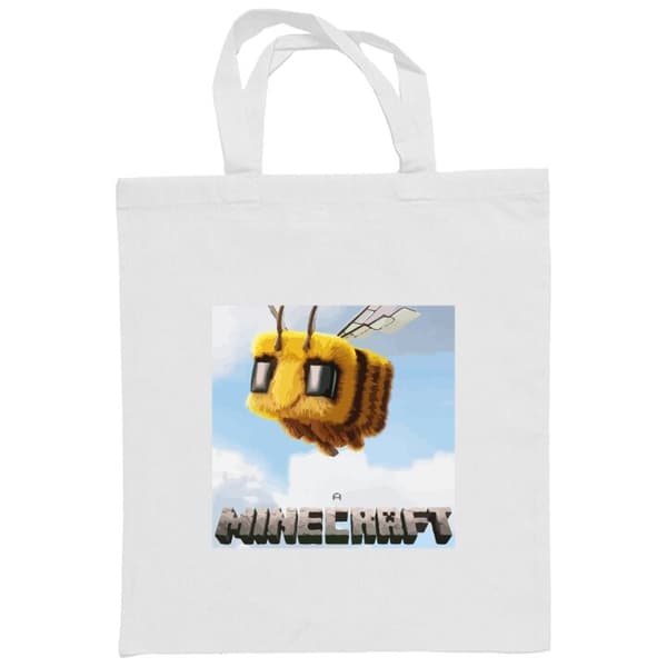 Indkøbstaske i Stof | Praktisk Mulepose A Minecraft Movie
