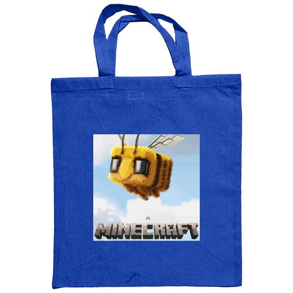 Indkøbstaske i Stof | Praktisk Mulepose A Minecraft Movie
