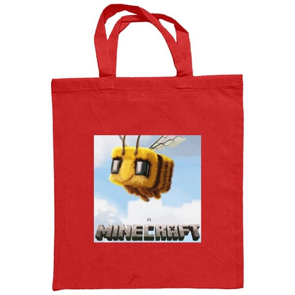 Indkøbstaske i Stof | Praktisk Mulepose A Minecraft Movie