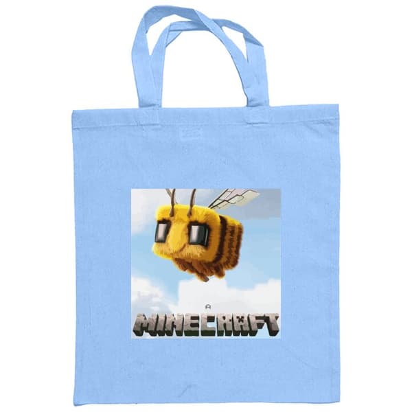 Indkøbstaske i Stof | Praktisk Mulepose A Minecraft Movie