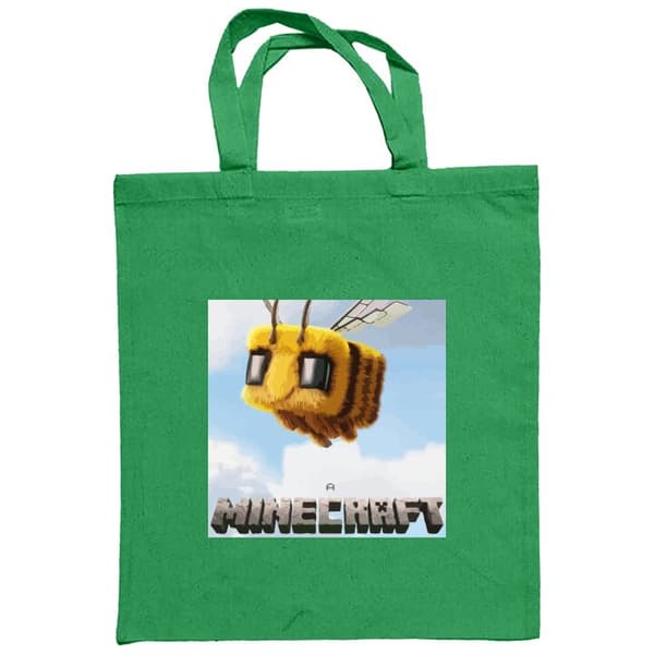 Indkøbstaske i Stof | Praktisk Mulepose A Minecraft Movie
