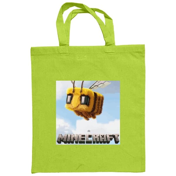 Indkøbstaske i Stof | Praktisk Mulepose A Minecraft Movie