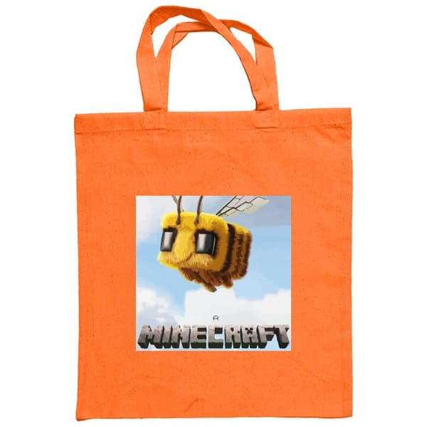 Indkøbstaske i Stof | Praktisk Mulepose A Minecraft Movie