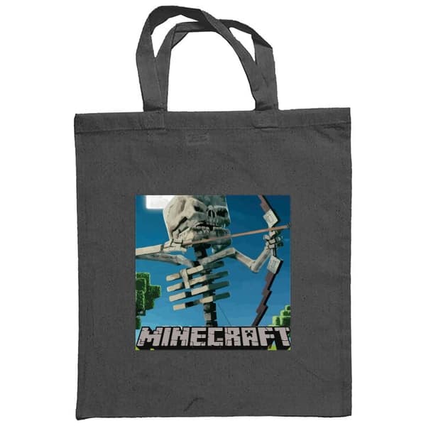 Indkøbstaske i Stof | Praktisk Mulepose A Minecraft Movie
