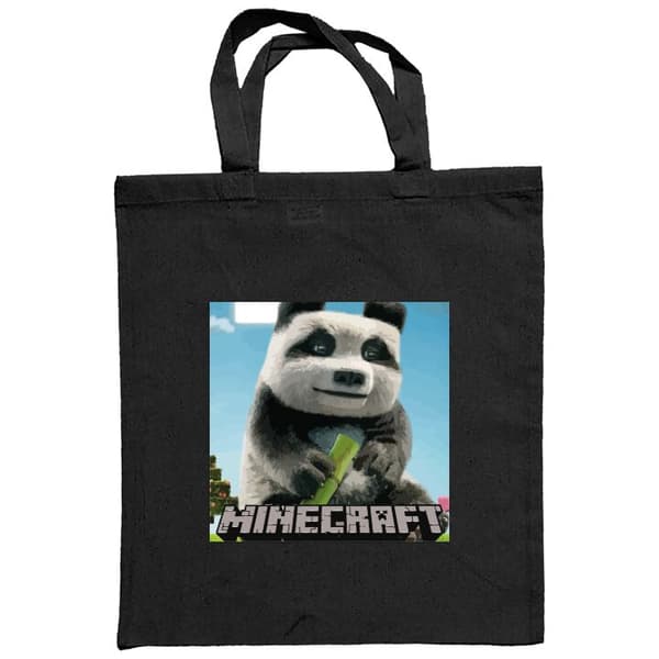 Indkøbstaske i Stof | Praktisk Mulepose A Minecraft Movie