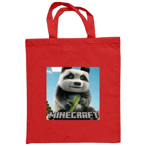 Indkøbstaske i Stof | Praktisk Mulepose A Minecraft Movie