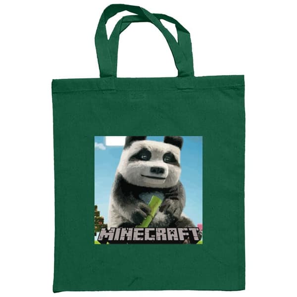 Indkøbstaske i Stof | Praktisk Mulepose A Minecraft Movie