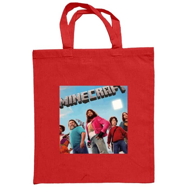 Indkøbstaske i Stof | Praktisk Mulepose A Minecraft Movie
