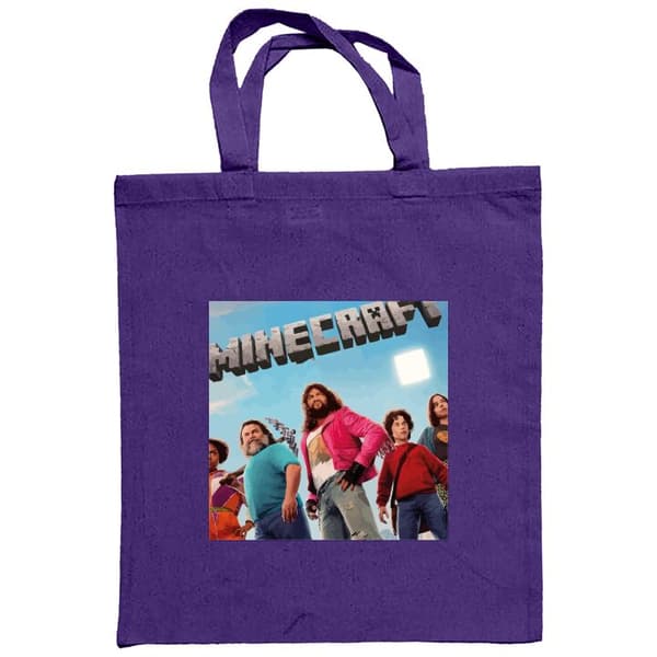 Indkøbstaske i Stof | Praktisk Mulepose A Minecraft Movie