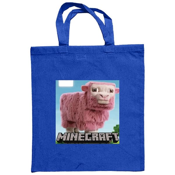 Indkøbstaske i Stof | Praktisk Mulepose A Minecraft Movie
