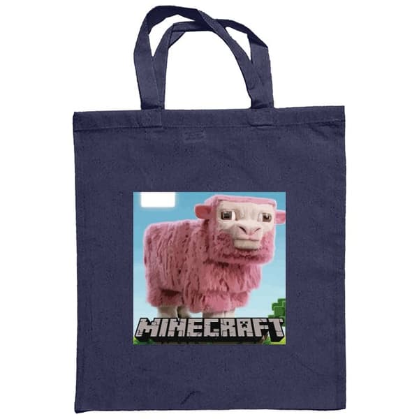 Indkøbstaske i Stof | Praktisk Mulepose A Minecraft Movie